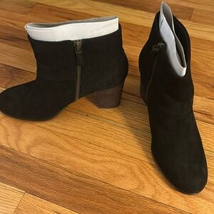 Cole Haan Cassidy Bootie in Black Nubuck